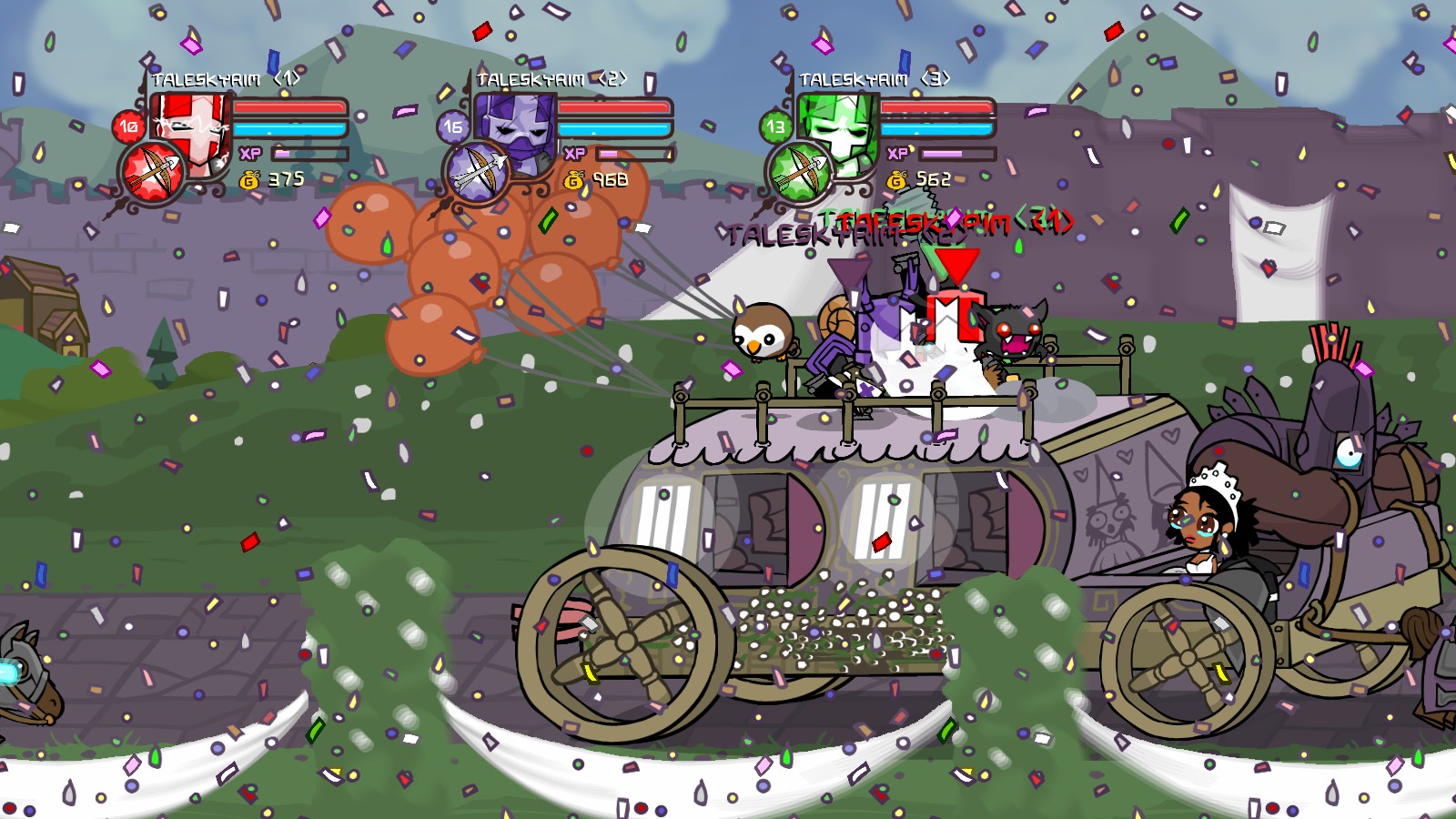 Как поменять ник в castle crashers