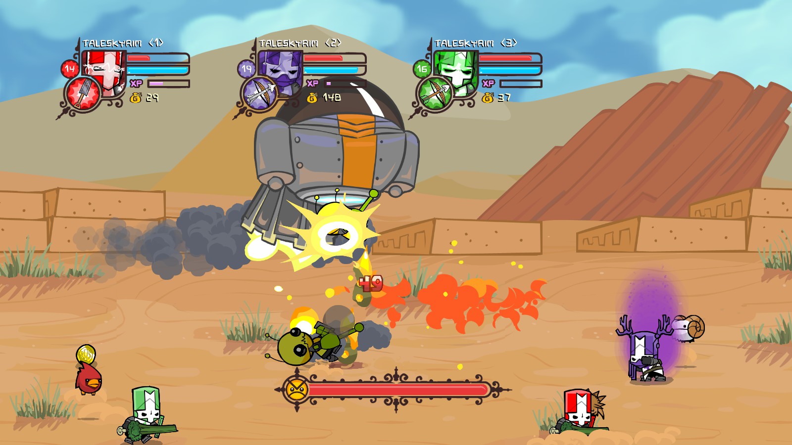 Как играть по хамачи в castle crashers