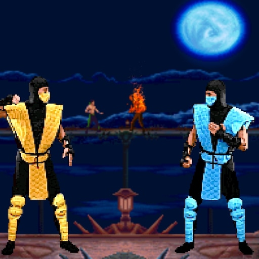 Mortal kombat 1992 HD SUB-ZERO VS SCORPION by timka5530219 on