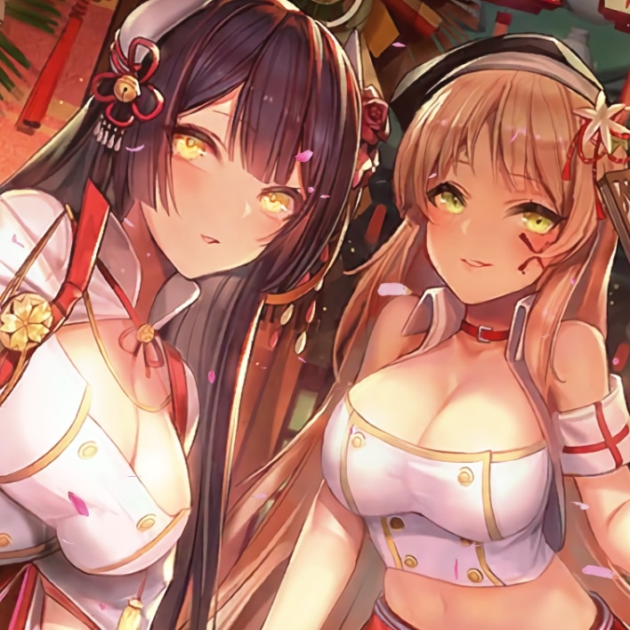 Azur Lane (碧蓝航线) - 鲟 & 斐济 (Hiei & Fiji)