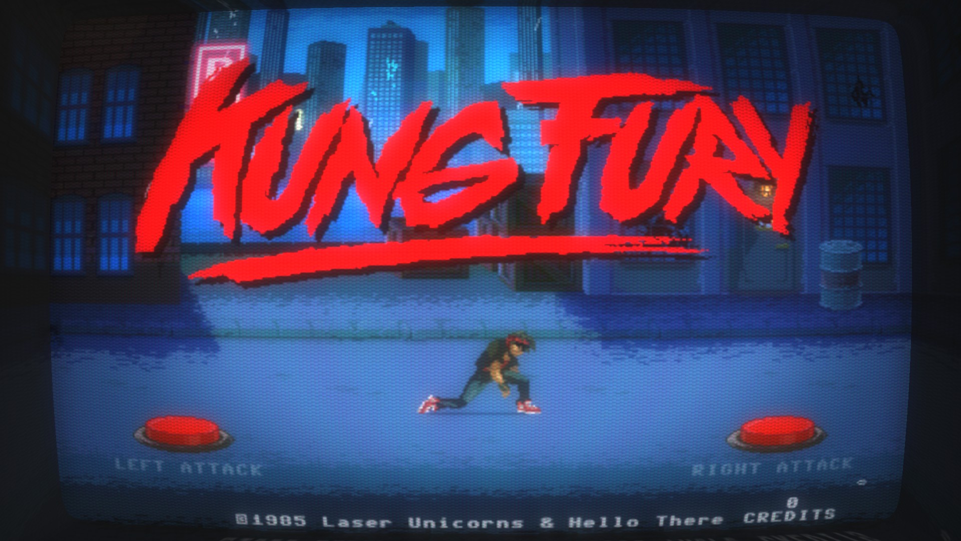 kung fury street rage controls