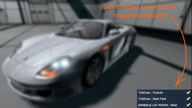 Steam Workshop::[simfphys] Porsche Carrera GT