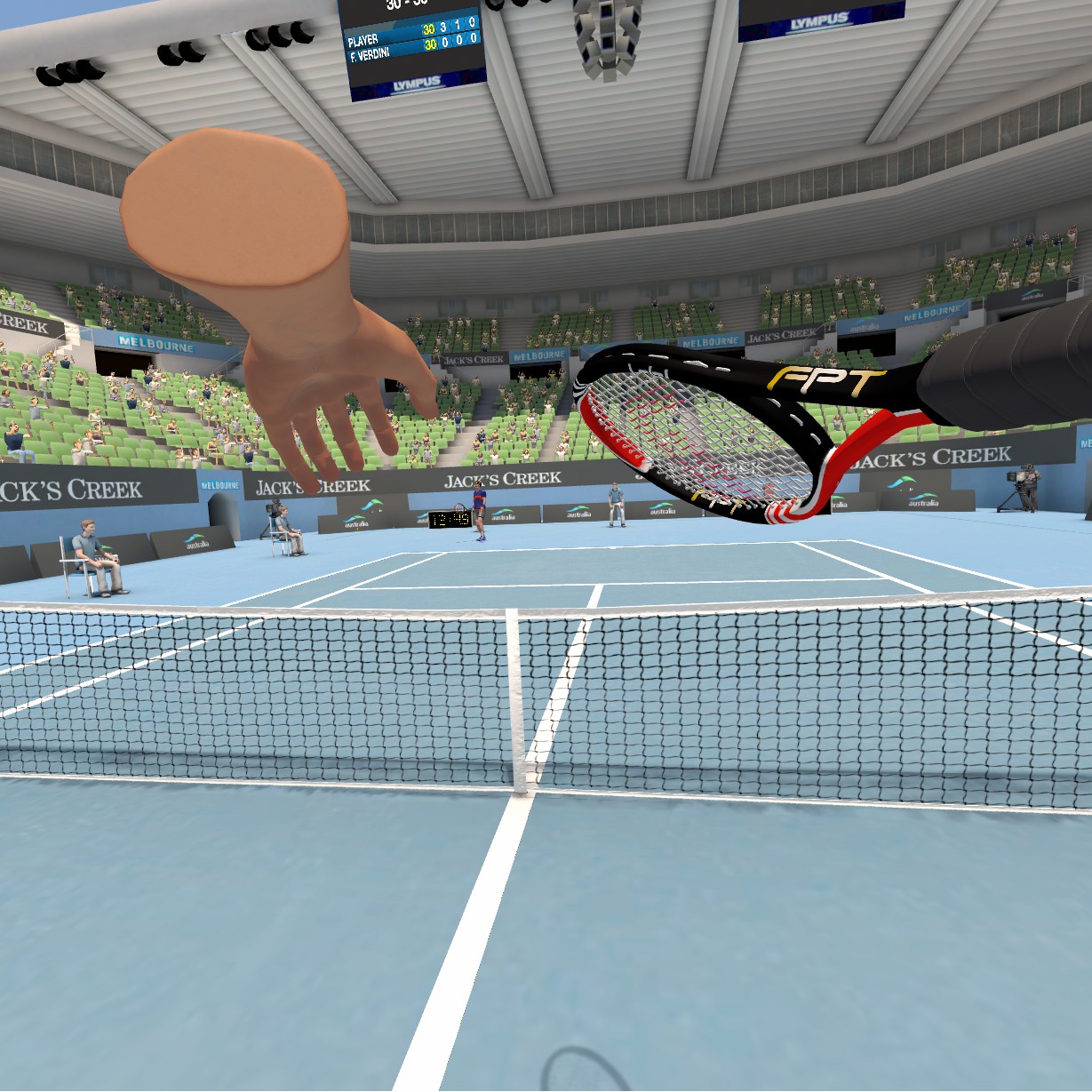 tennis simulator online