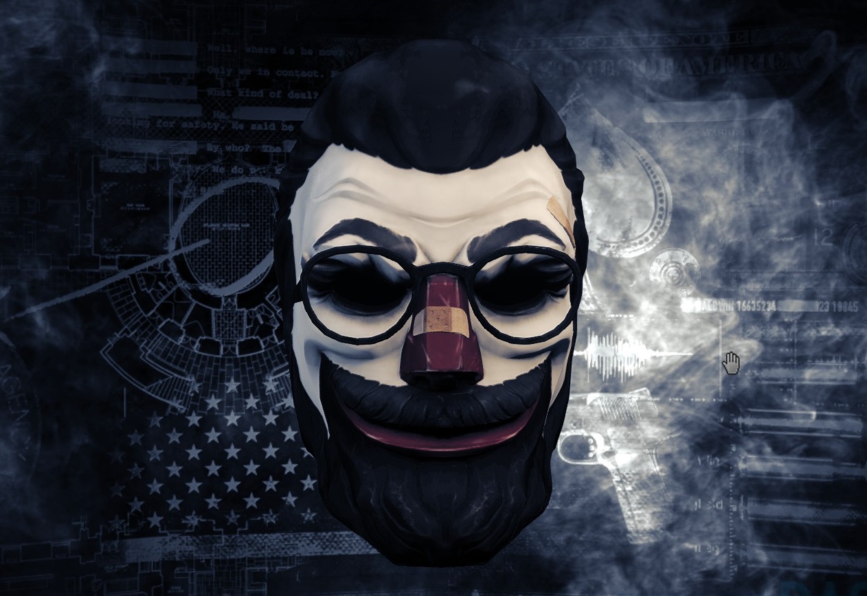 Payday 2 backpack hangers masks mystery pack.