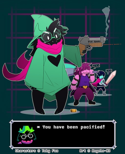 Ralsei is against fighting but in game you can make him fight anyway lol Ch...