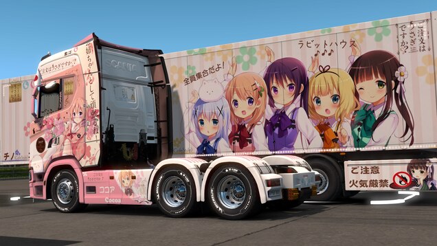 Steam Workshop::『Is the order a rabbit?』Scania Paint