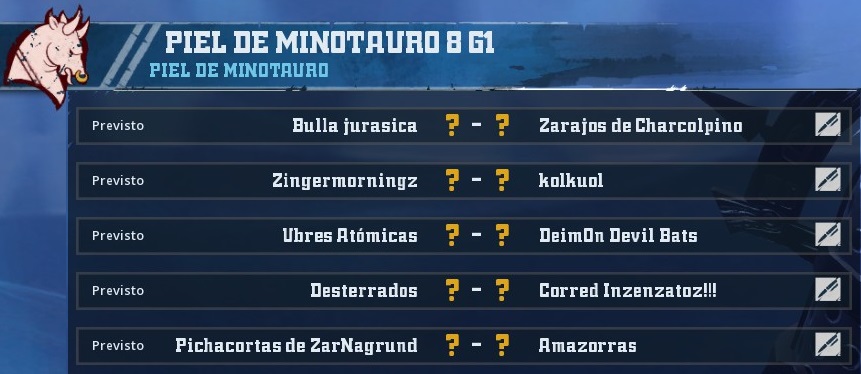 Campeonato Piel de Minotauro - Grupo 1 / Jornada 2 - hasta el domingo 24 de febrero 5FD789B00E32603C82DDAE022C238125E5B83A34