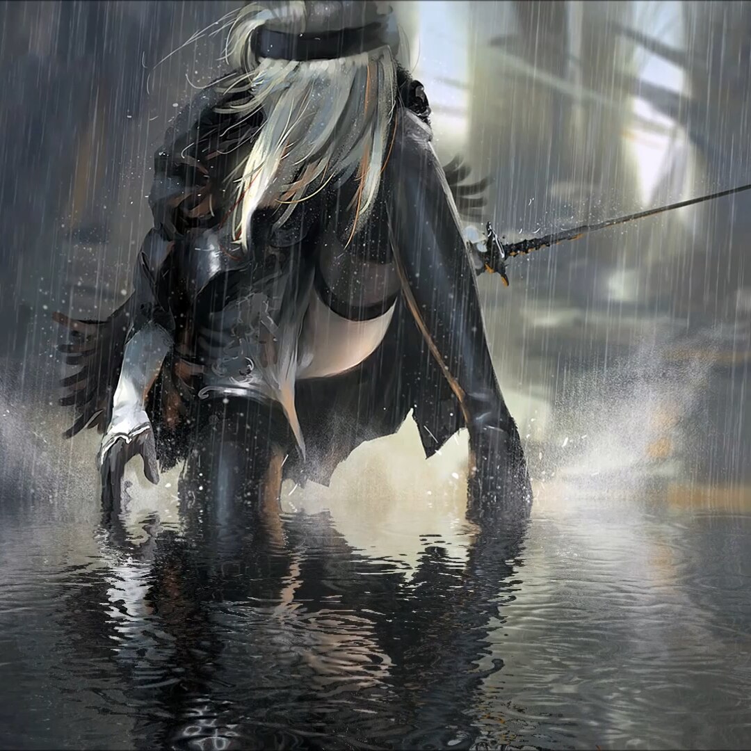 Nier Automata - 2B /w music