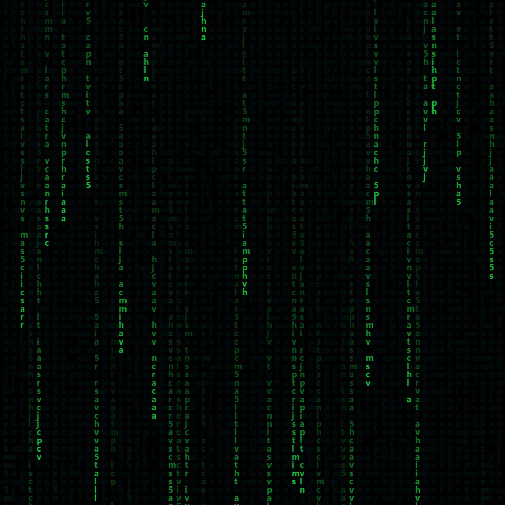 The Matrix Code Rain