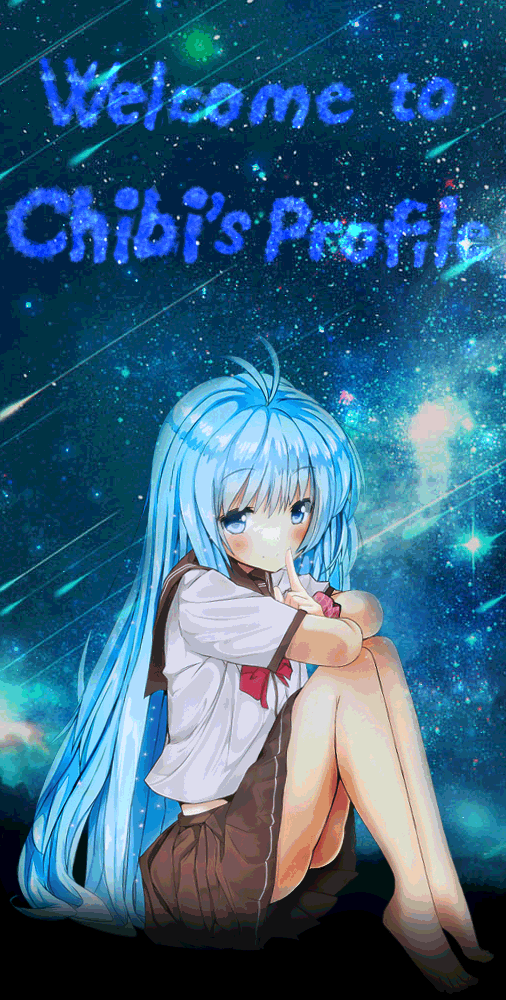 Blue Anime Girl  Steam Profile Design by Pixu02 on DeviantArt
