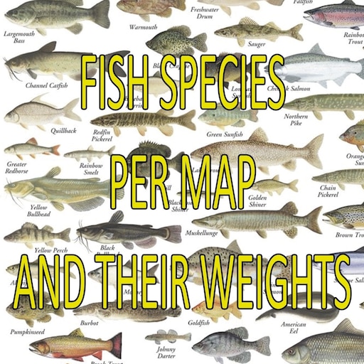 Steam Community :: Guide :: Fishes and their max. weight on each map