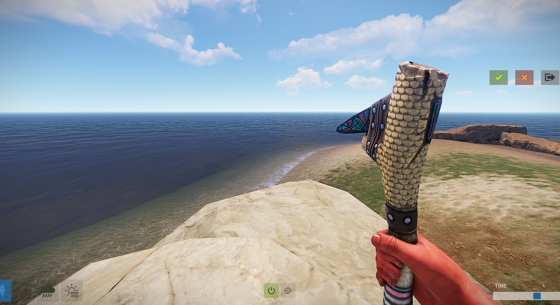 Mosaic Stone Pick Axe thumbnail 2