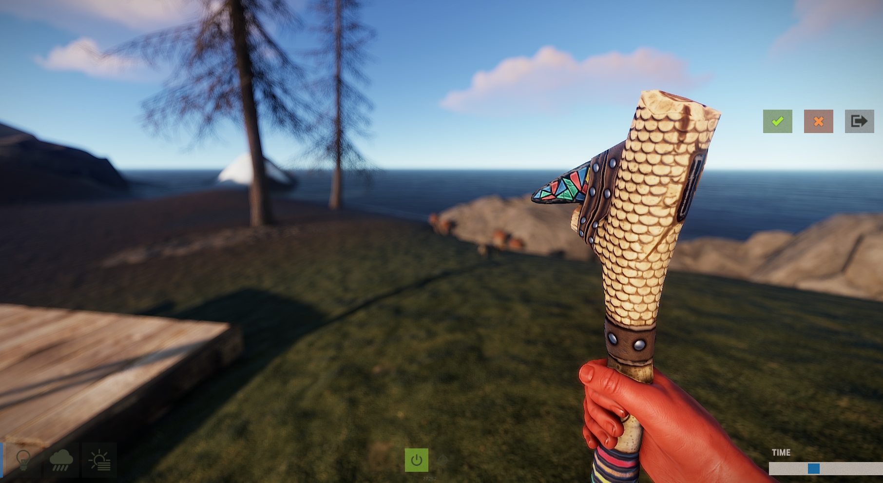 Mosaic Stone Pick Axe thumbnail 3