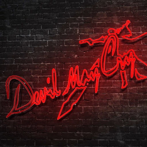 Devil may cry light deals up sign