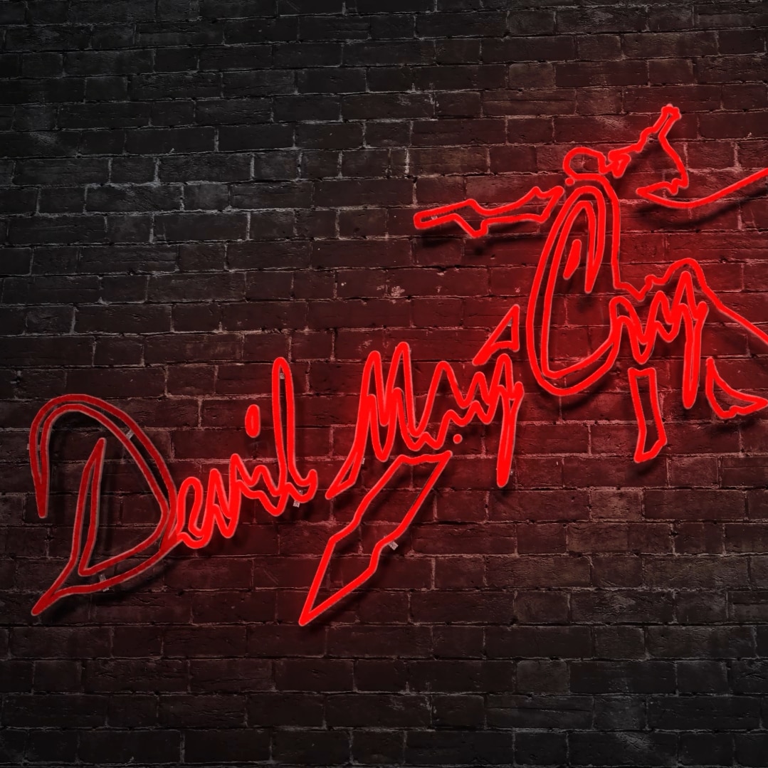 DMC - Devil May Cry Neon Logo