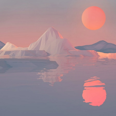 IceCaps-Sunset | Wallpapers HDV