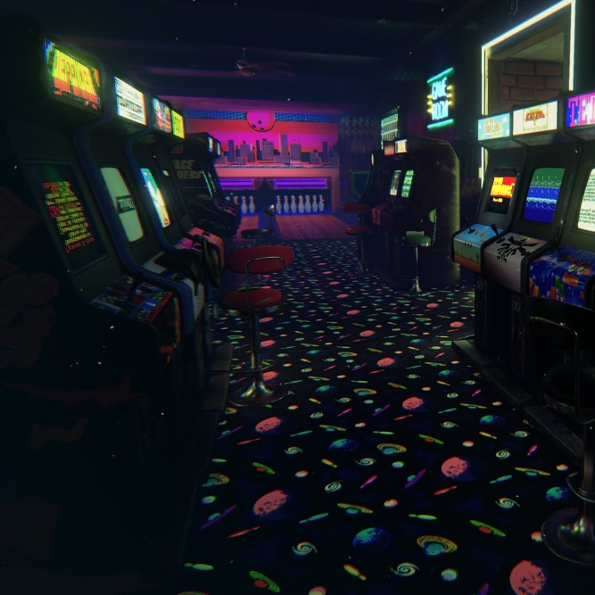 Arcade Room [Relaxing music]