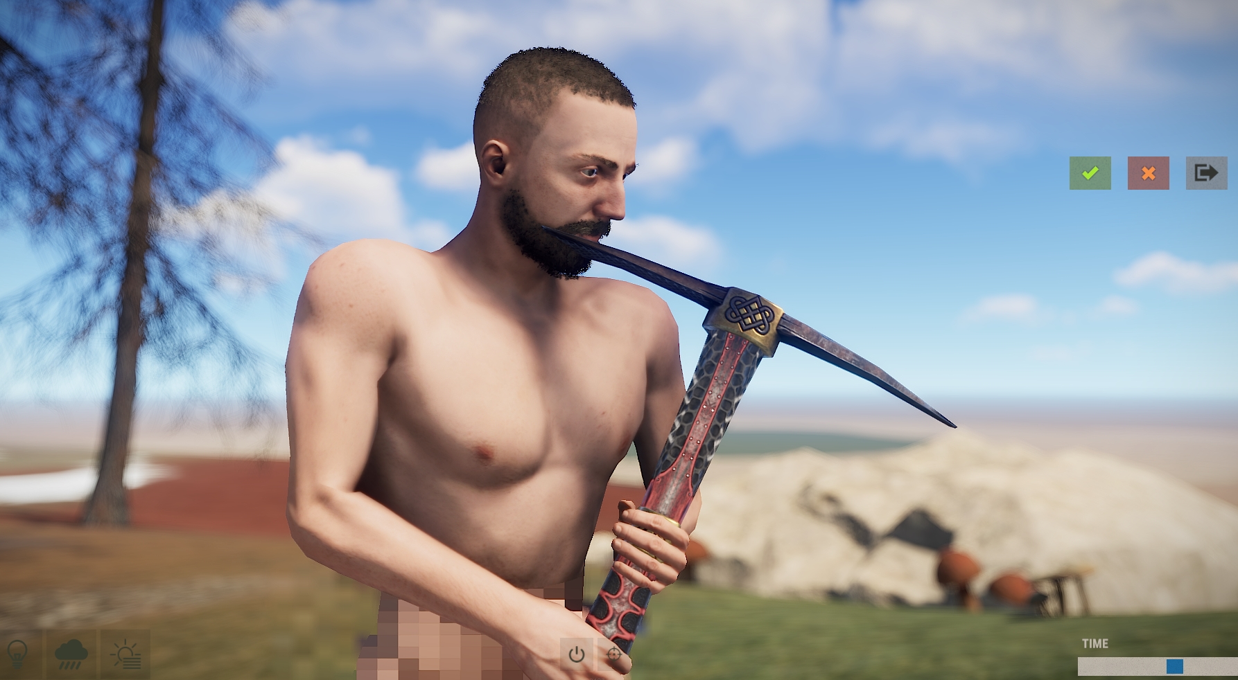 Runic Pick Axe screenshot 1