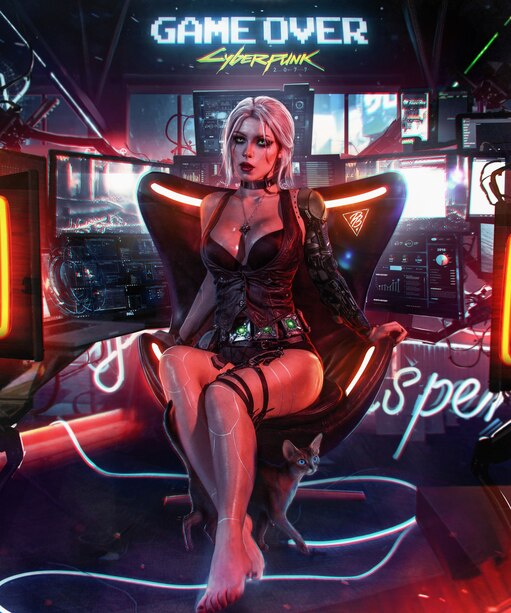 Cyberpunk 2077 косплей Ирина Мейер