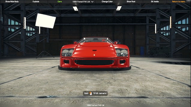 Steam Workshop 1989 Ferrari F40 Competizione