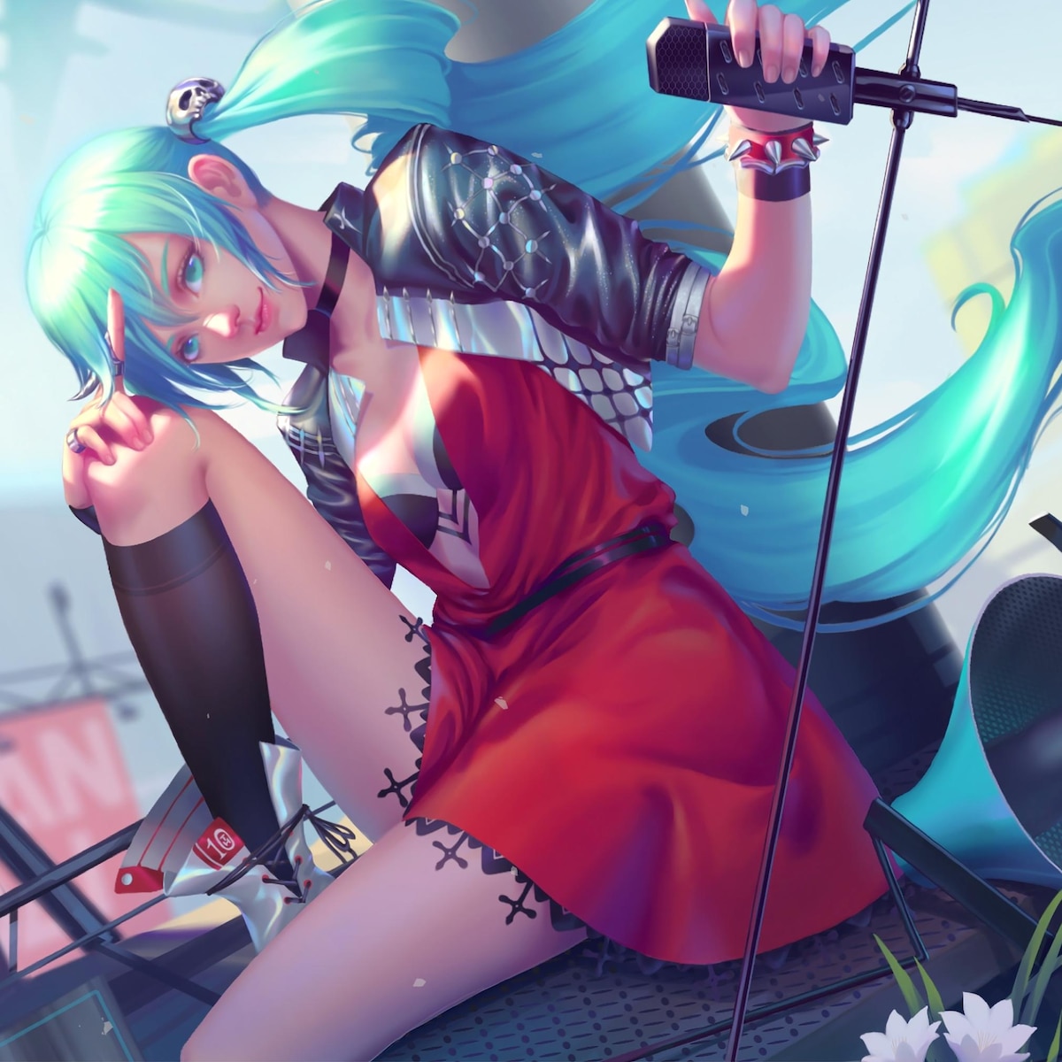 Punk Rock Miku (1440p Animated)