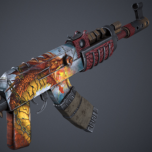 Golden Drake AK47 screenshot 1