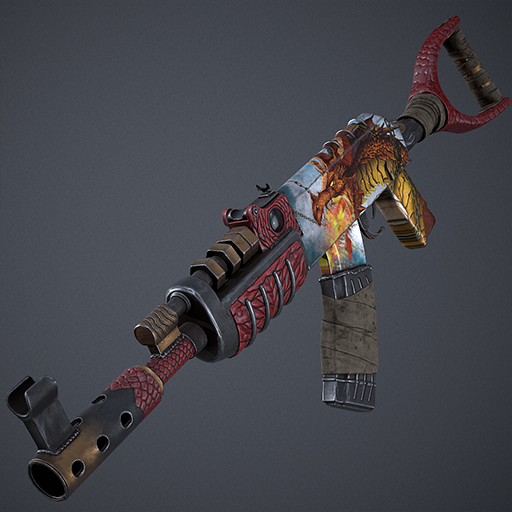 Golden Drake AK47 thumbnail 3