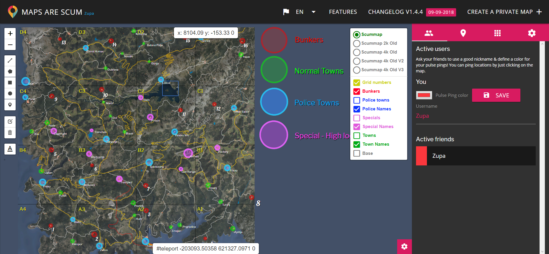 Карта заправок в скам
