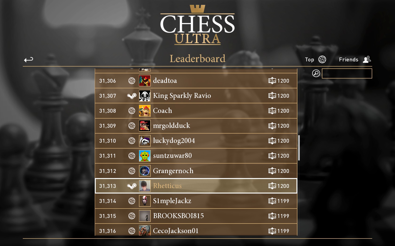 chess lv.100 keeps freezing