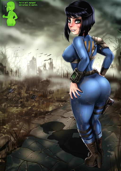 Fallout 4 vault meat painting фото 29