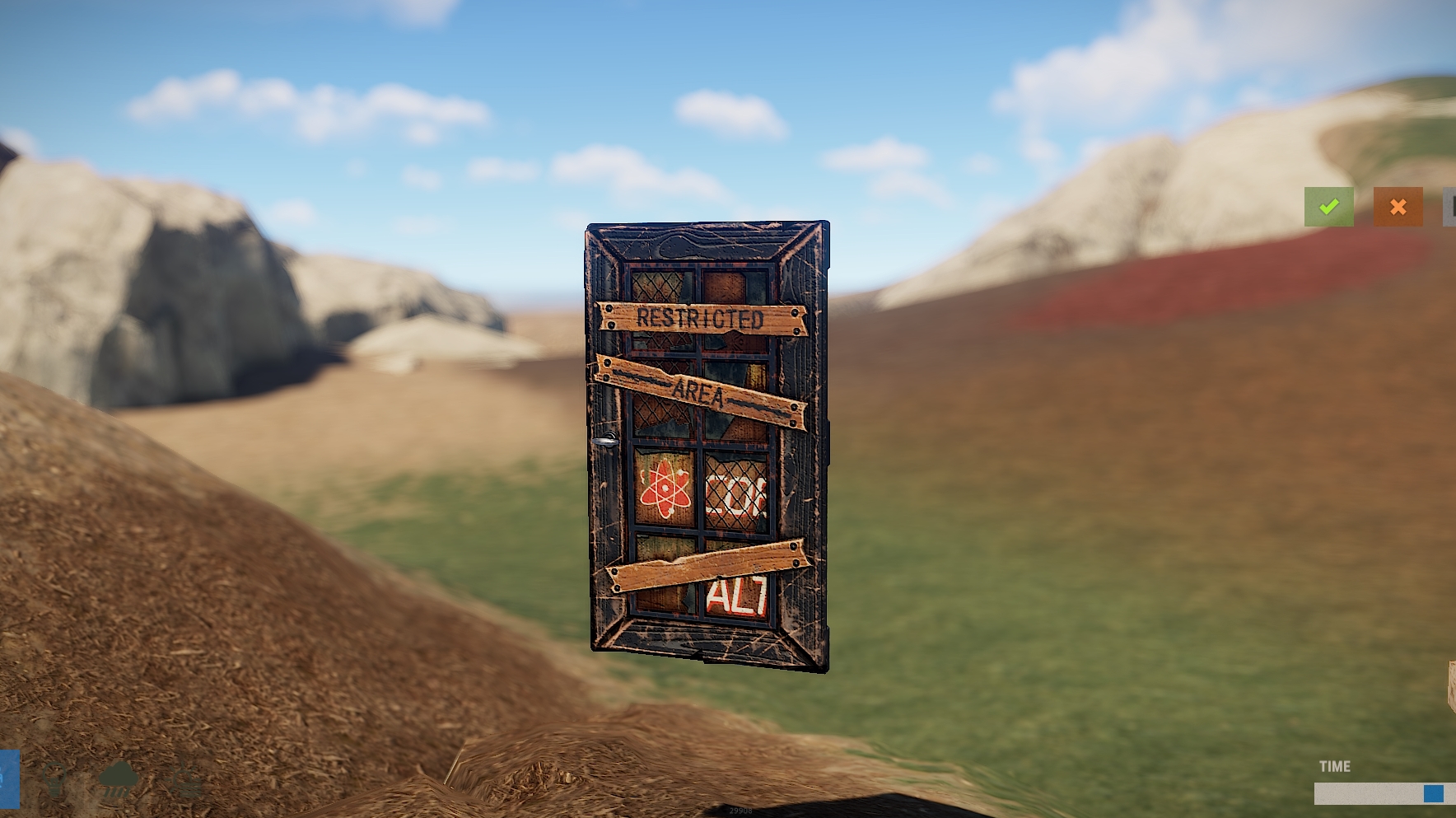 Cobalt Wooden Door thumbnail 4