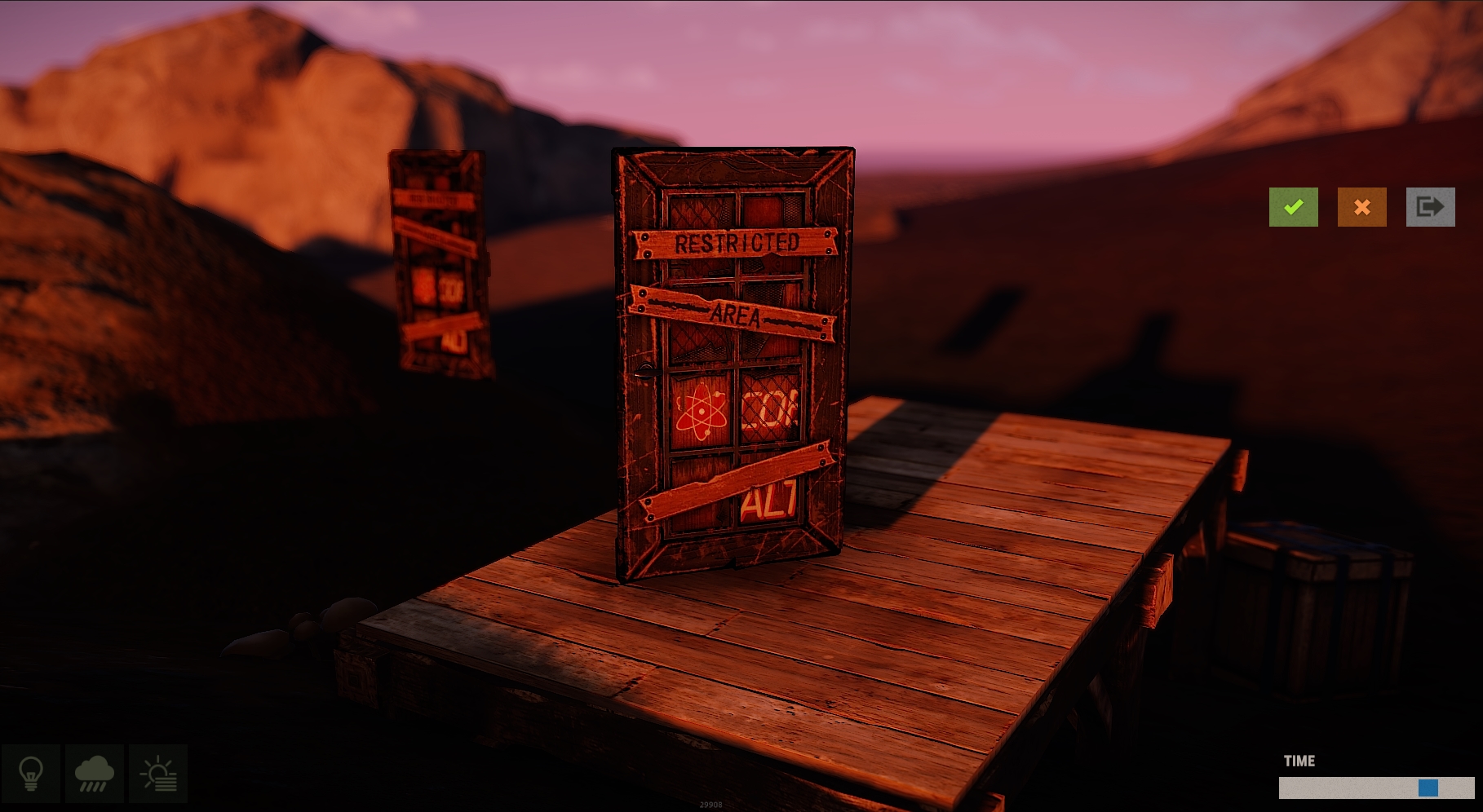 Cobalt Wooden Door thumbnail 5