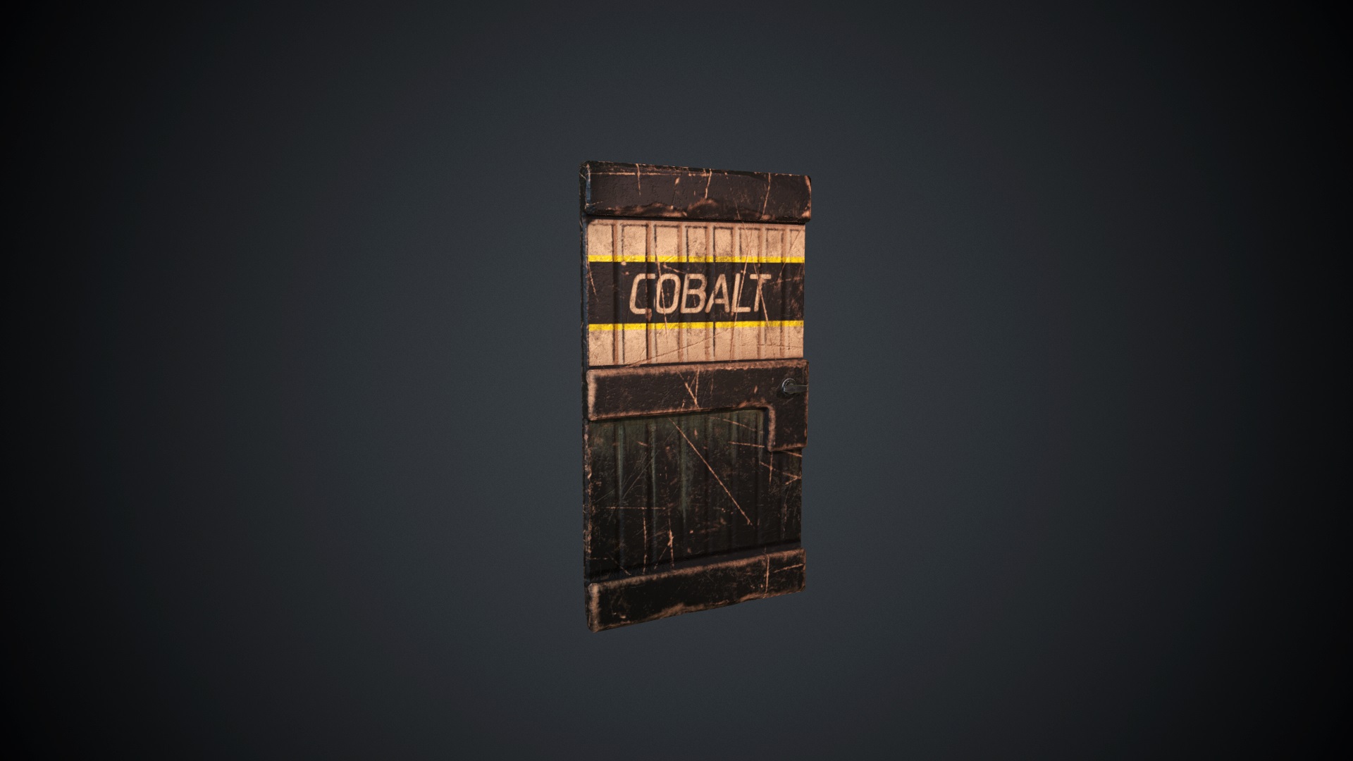 Cobalt Wooden Door thumbnail 2