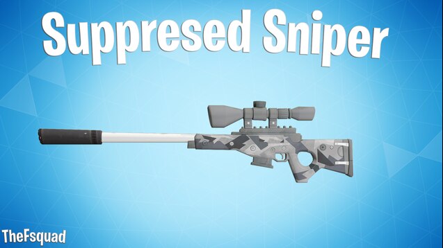 suppressed sniper fortnite - suppressed sniper rifle fortnite