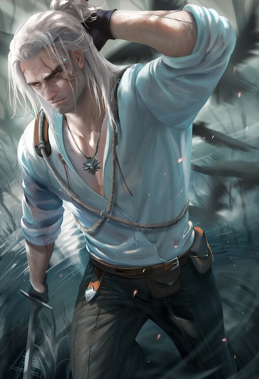 Geralt of rivia the witcher 3 фото 98