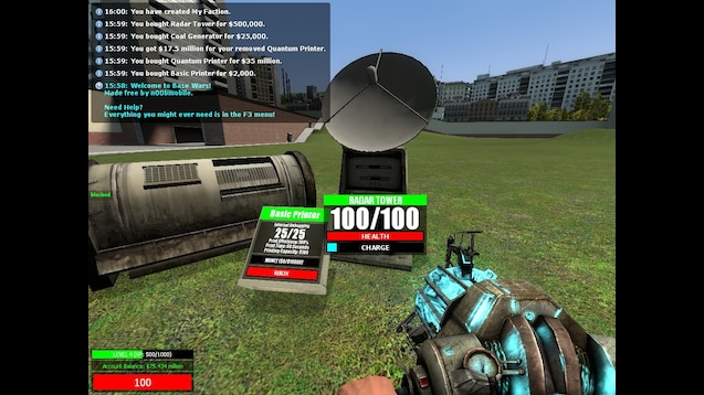 Steam Workshop Basewars Gamemode