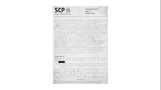 Steam Workshop::[SCP Site-44] SCP-FAL Signs