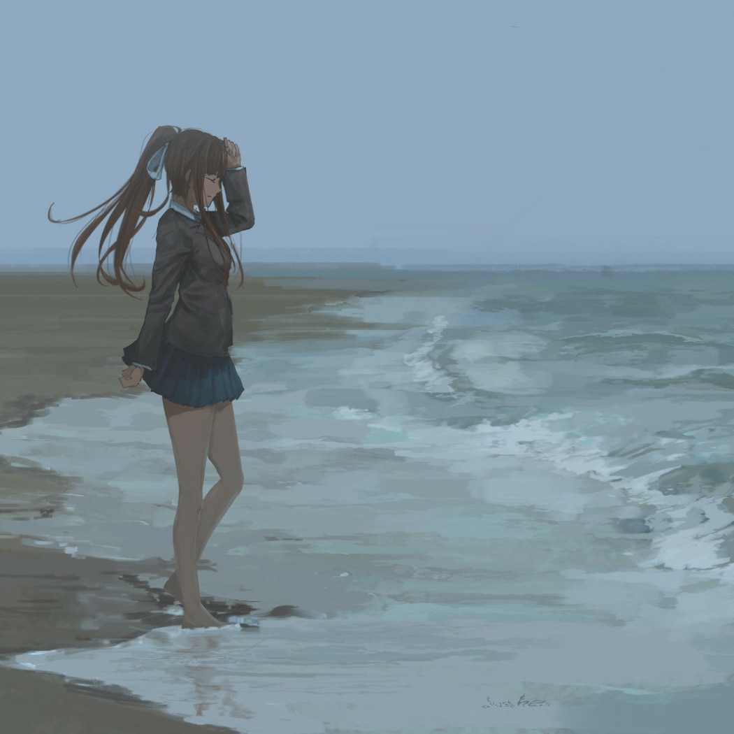 Beach Monika Doki Doki