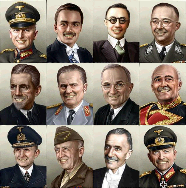 Hoi4 All Leader Portraits