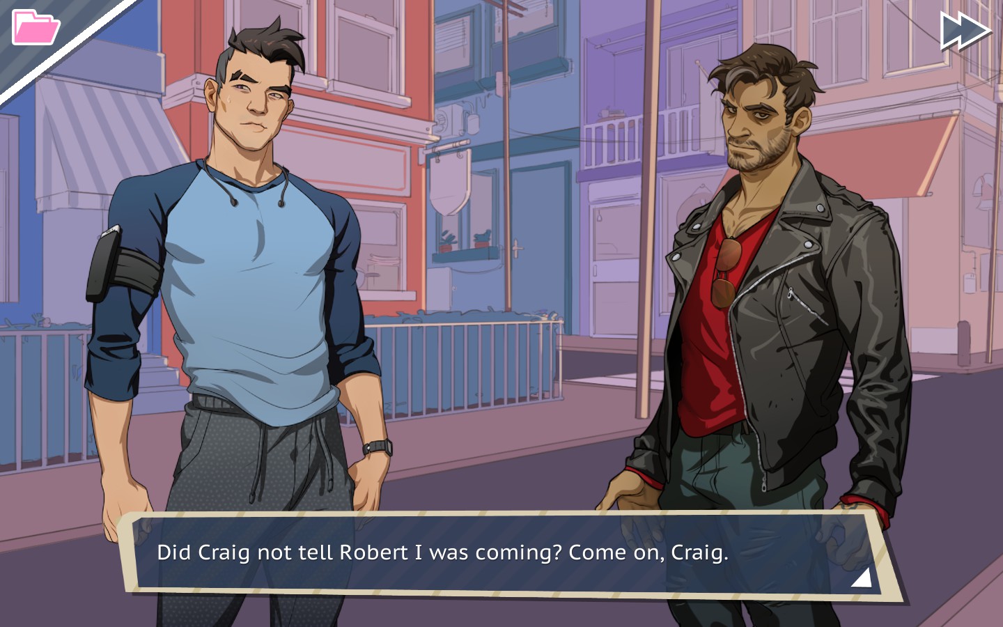 dream daddy a dad dating simulator scene