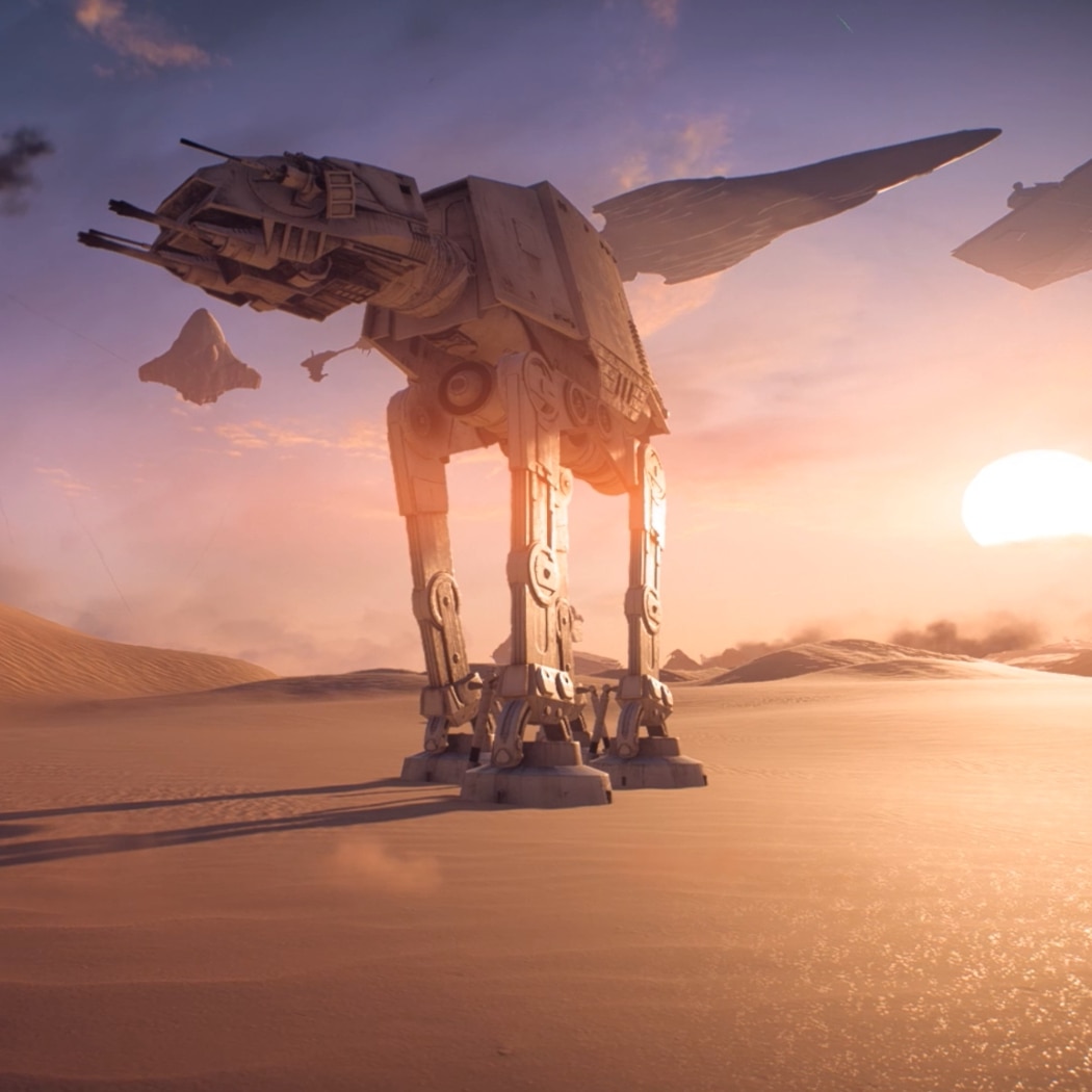 AT-AT on JAKKU