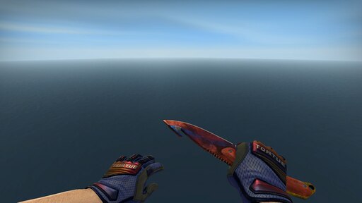 Steam gut knife marble fade фото 90