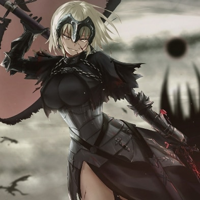 Animated Jeanne d'Arc (alter) - [Fate / Grand Order] with BGM