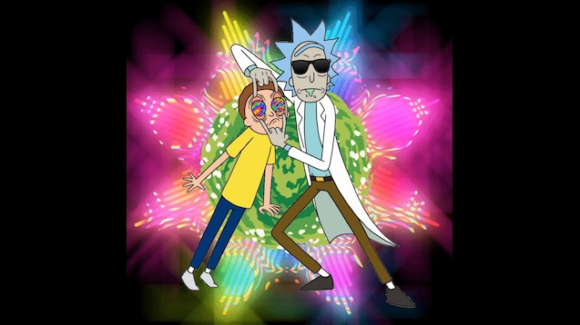 Steam Workshop Rick And Morty Trippy Wallpaper