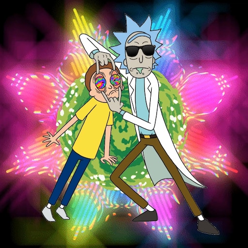 Steam Workshop::Rick and Morty Trippy Wallpaper