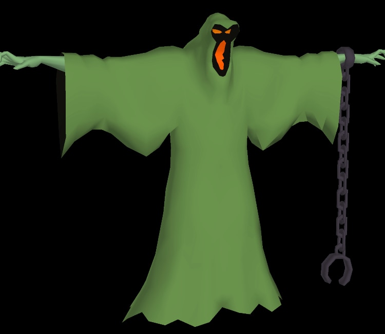 scooby doo giggling green ghost