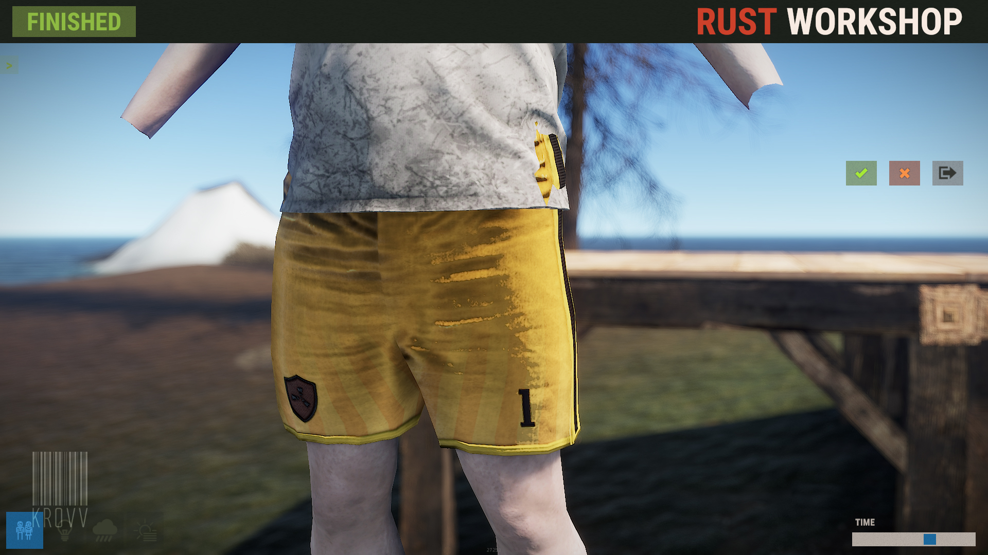 Rust Goalkeeper Shorts thumbnail 3