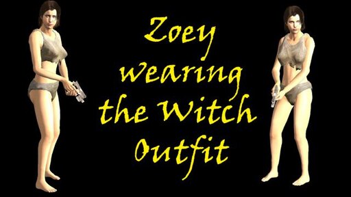 Steam Workshop::Zoey in the Witch Outift
