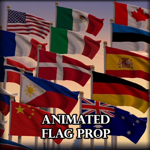 Steam Workshop::Animated flag props (Read the description)