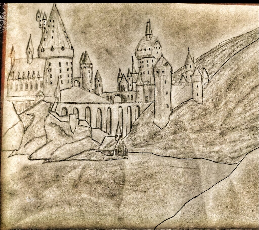 hogwarts drawing